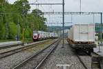 Im Rahmen des internationalen Festwochenendes  150 Jahre Seelinie und Trajekt  rund um den Bodensee verkehrte ein Fernverkehrs-Doppelstockzug als Extrazug zwischen Rorschach, Romanshorn und