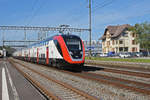 RABe 502 010-3 Twindexx durchfährt den Bahnhof Rupperswil.