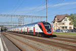 RABe 502 207-9 durchfährt den Bahnhof Rupperswil.