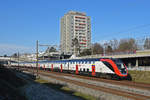 RABe 502 212-9 Twindexx fährt Richtung Bahnhof Muttenz.