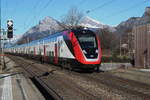 FV Dosto  Vollzug (IR 200)nach Chur am 15.01.2020 bei Maienfeld.