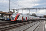 RABe 502 404-2 Twindexx, durchfährt den Bahnhof Rupperswil.