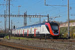 RABDe 502 019-8 Twindexx durchfährt den Bahnhof Pratteln.