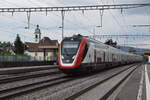 RABe 502 206-1 Twindexx durchfährt den Bahnhof Rupperswil.