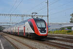 RABe 502 220-2 Twindexx durchfährt den Bahnhof Rupperswil.