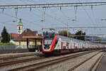 RABDe 502 008-1 Twindexx durchfährt den Bahnhof Rupperswil.