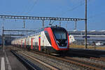 RABe 502 224-4 Twindexx durchfährt den Bahnhof Rupperswil.