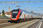 RABe 502 211-1 Twindexx durchfährt den Bahnhof Rupperswil.