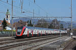 RABDe 502 018-0 Twindexx durchfährt den Bahnhof Rupperswil.