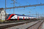 RABe 502 210-3 Twindexx durchfährt den Bahnhof Pratteln. Die Aufnahme stammt vom 20.05.2022.