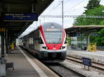 SBB - Triebzug RABe 511 122-9 als IR nach Zürich im Bahnhof Burgdorf am 25.06.2017