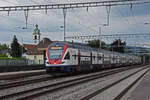 RABe 511 061 KISS durchfährt denn Bahnhof Rupperswil. Die Aufnahjme stammt vom 17.07.2021.