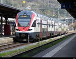 SBB - RABe 511 114 im Bhf. Brugg am 17.04.2023