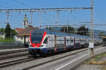 RABe 511 010 KISS durchfährt am 30.05.2023 den Bahnhof Rupperswil.