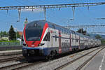 RABe 511 041 KISS, durchfährt am 30.05.2023 den Bahnhof Rupperswil.