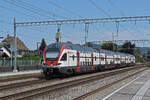 RABe 511 119 KISS durchfährt am 12.08.2024 den Bahnhof Rupperswil.