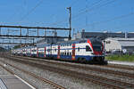 RABe 511 003 KISS durchfährt am 12.08.2024 den Bahnhof Rupperswil.