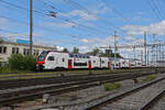 RABe 512 003-0 KISS durchfährt am 23.07.2024 den Bahnhof Pratteln.