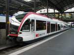 SBB - Triebzug RABe 520 005-0 im Bahnhof von Luzern am 18.11.2007