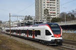 RABe 521 013, auf der S1, fährt Richtung Bahnhof SBB.