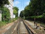 Bahnbergang am Konzil in Konstanz, ganz hinten ist noch der  Seehas  (Ein FLIRT der SBB) zu sehen, nchster Halt ist Konstanz Petershausen.