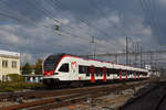 RABe 521 024, auf der S3, fährt Richtung Bahnhof Pratteln. Die Aufnahme stammt vom 14.10.2020.