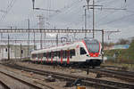 RABe 521 023, auf der S3, fährt zum Bahnhof Pratteln. Die Aufnahme stammt vom 14.03.2021.