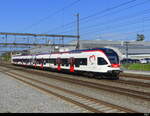 SBB - RABe 521 027 bei der Durchfahrt im Bhf. Rupperswil am 2024.08.16