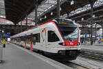 RABe 521 008, auf der S6, wartet am 16.09.2024 im Bahnhof SBB.