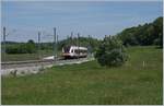 Von Biel/Bienne kommend erreicht der SBB RABe 522 206 sein Ziel Meroux TGV.