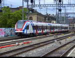 SBB - Triebzug RABe 522 216-6 bei der einfahrt im Bahnhof Genf Cornavin am 2024.07.22