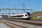 RABe 523 065, auf der S3, fährt zum Bahnhof Pratteln. Die Aufnahme stammt vom 18.05.2020.