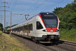 RABe 523 064, auf der S1, fährt am 18.06.2024 zur Station Augarten.