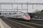 ETR 610 113-8 durchfährt am 17.02.2025 den Bahnhof Rothrist.