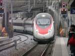 SBB - ETR 610 106-2 bei der einfahrt im Bahnhof Montreux am 24.11.2012