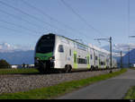 BLS - Triebzug RABe 515 015 unterwegs nach Münsingen / Bern bei Uttigen am 24.10.2020