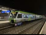 BLS - RABe 525 026 als Regio nach Kerzers im Bahnhof Lyss am 2024.12.27