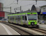 BLS - RABe 525 030 im Bhf. Busswil am 18.02.2025