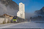 BLS RABe 528 112 / Burgholz, 28. Dezember 2024<br>
RE Bern - Spiez - Zweisimmen