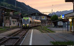 BLS Lötschberger RABe 535 109 erreicht am Abend des 4. Juli 2020 als Regio Zweisimmen - Spiez den Bahnhof Erlenbach im Simmental.<br>
Noch in diesem Herbst soll der Umbau des Bahnhofs starten. Dabei werden u. a. zwei neue BehiG-gerechte Aussenperrons gebaut und die Bahnanlage erneuert.