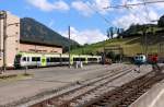 BLS Triebzug der Serie RABe 535 (Lötschberger) Zweisimmen am 8.