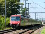 SBB - Regio nach La Chaux de Fonds unterwegs in Biel am 04.07.2009