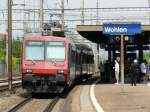 SBB - Regio nach Othmarsingen im Bahnhof Wohlen am 29.05.2010