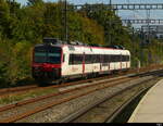 SBB - NPZ 560 303-0 auf Dienstfahrt bei der durchfahrt in Mies am, 2024.10.03