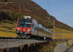 SBB: HERBSTLICHE STIMMUNG
auf der Jurasüdfuss Linie
bei Ligerz vom 3. November 2016 (Personenverkehr).
Foto: Walter Ruetsch 