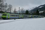 Der ABt 968 mit dem schiebenden RBDe 565 728 (leider gab es den Standartzug mit zwei ABt nicht mehr) als letzter Simmental-RE von Zweisimmen nach Spiez, bevor am Tag dannach die meisten Züge, bis