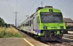 RBDe 565 als S3 Belp-Bern-Biel/Bienne bei der Abfahrt in Schpfen, Aufgenommen am 30.06.2012