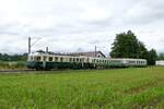 Der Mirage Pendel mit dem BDe 576 201  Burgdorf  auf der Leistung zurück nach Huttwil am 7.7.24 zwischen Lotzwil und Gutenburg.