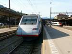 SBB - IC nach Milano mit dem ETR 470 009 im Bahnhof Bellinzona am 18.09.2012