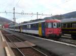 OeBB - Res. Pendelzug mit RBe 4/4 206 im Bahnhof Balsthal am 30.12.2012